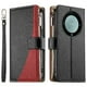 thumbnail image 1 of Funda cartera GANGXUN para Honor Magic 5 Lite , cuero PU con tarjetero, cremallera, correa de mano, soporte y protección 1411°, 1 of 6
