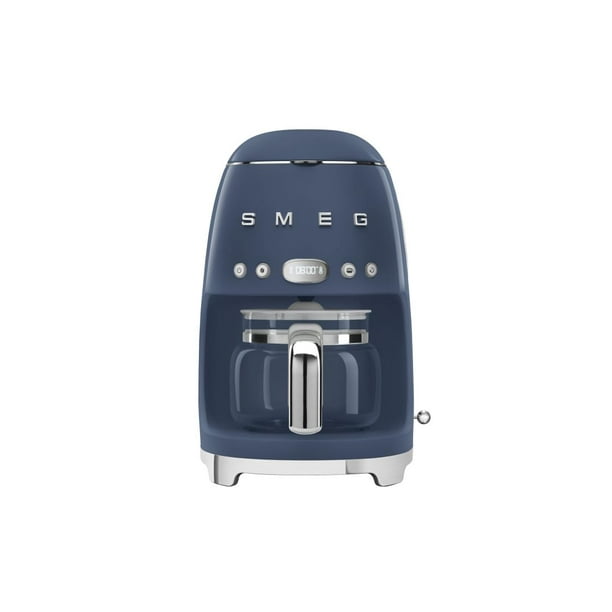 Cafetera Smeg, estilo retro de los años 50, jarra de vidrio para 10 tazas