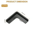 thumbnail image 2 of Uxcell Protecteurs d'Angle 12 Pcs Protecteurs d'Angle de Table Garde d'Angle de Meuble et Pare-Chocs de Bords (Noir), 2 of 6