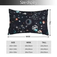 thumbnail image 3 of KLL Galaxy2 Pillow Covers Envelope Closure,Super Soft and Cozy Fuzzy Fleece Pillow Case Cover 16"x24", 3 of 7