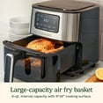 thumbnail image 4 of Cuisinart Air Fryer Oven, 6-Qt Basket Stainless Steel Air Fryer, Kitchen Dishwasher-Safe Parts with 5 Presets Roast, Bake, Broil, Air Fry and Keep Warm, Quick & Easy Electric Fryer, 4 of 8