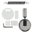 thumbnail image 4 of Zinc Alloy Door Stopper Windproof Anti-Collision No Drilling Required with Self-Locking Mechanism for Bedroom Bathroom Kitchen Glass Doors Brushed Steel White Gold, 4 of 8