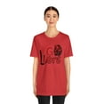 thumbnail image 3 of Unisex Jersey Short Sleeve Tee Go Lions Red Tshirt, 3 of 12