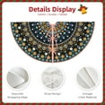 thumbnail image 5 of Bingfone Christmas Tree Skirt Mat Christmas Decoration Interior 48"-Dot Mandala, 5 of 8