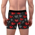 thumbnail image 7 of COSFO Men's Underwear Boxers Stretch Valentine's Day Long Leg Trunks Bulge Pouch Regular Fit Breathable Men Underwear, 7 of 7