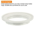 thumbnail image 4 of Uxcell E26 Light Socket Rings Lamp Shade Holder Adapter Ring for Light Fixtures White 3 pack, 4 of 5