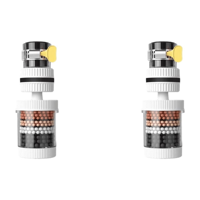 Filtro 6 Capas Universal 360 Rotación Purificador Grifo para () Blanco