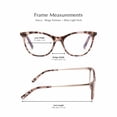 thumbnail image 6 of Compliments by DIFF Eyewear Darcy Blue Light Reading Glasses Beige Tortoise +2.0, 6 of 8