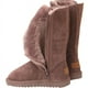 thumbnail image 4 of Botas de nieve altas para mujer, forro polar, cremallera lateral engrosada, gamuza, tacón medio, botas de nieve largas del noreste, 4 of 6