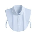 thumbnail image 2 of BAETEUY Women's Fake Collar, Lapel Side Strap, Single Breasted, Solid Color, Detachable Collar, Casual Style, False Collar Accessory, Versatile Fashion, 2 of 8