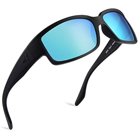 Skidaway Polarized Sport Sunglasses for Men and Women,Ideal for Driving Fishing Cycling and Running,UV Protection