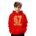 thumbnail image 6 of shqvo Cute Cherry Hoodie for Girls Bow Graphic Hoodies Kids Long Sleeve Hooded Sweatshirt Preppy Clothes Pullover, 6 of 6