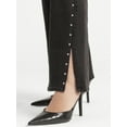 thumbnail image 3 of Jessica Simpson Women's Rosa Studded Relaxed Straight Leg Jeans, 31.5” Inseam, Sizes 2-16, 3 of 6