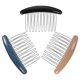 thumbnail image 4 of 3pcs de cabello lateral francés peine pein de plástico peine pein de peinan peinados peinados peinados peines peinados accesorios para mujeres para mujeres, 4 of 6