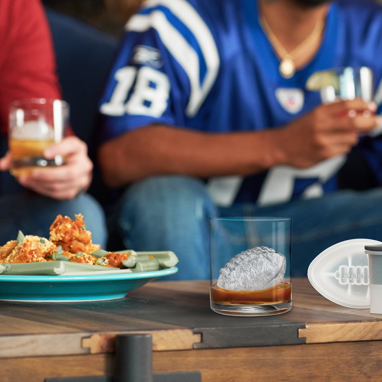 Football Silicone Ice Mold - HR092 - IdeaStage Promotional Products