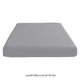 thumbnail image 3 of Sábana impermeable para cama | Protector de colchón ajustable antideslizante integral | Fibra elástica suave | 90x200cm | Se mantiene en su lugar | Apto para niños y mascotas | Fácil cuidado | Negro, 3 of 7
