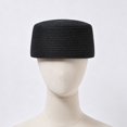 thumbnail image 6 of Hsqqdc Women Straw Pillbox Hat Vintage Artist French Beret Cap Summer Sun Painter Hat, 6 of 7