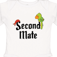 thumbnail image 4 of Inktastic Second Mate pirate with parrot and bandanna Boys or Girls Long Sleeve Baby Bodysuit, 4 of 5