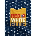 thumbnail image 3 of Red White Blue 4Th Sweatshirt Men -Image by Shutterstock, Male Small, 3 of 4