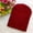 Red, variant on nvzhuang Newborn Baby Unisex Beanie Hat Soft Cute Cotton Cap Winter Warm Solid Cap Infant Toddle Hat