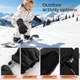 thumbnail image 4 of ThxToms Kids Warm Gloves Winter Waterproof Snow Gloves for Outdoor Sports, Toddler Bulky Ski Gloves for Boys Girls,Black,M, 4 of 8