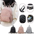 thumbnail image 3 of Victoria's Secret VS v Patrón De Cuero Pequeña Mochila Remache Cadena Decoración Mini Mujer Casual Bolsa Escolar, 3 of 4