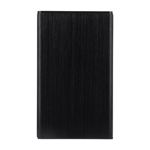 Disco duro externo de 2,5 pulgadas, aleación de aluminio, USB 3.0 para PC, TV, portátil (negro)