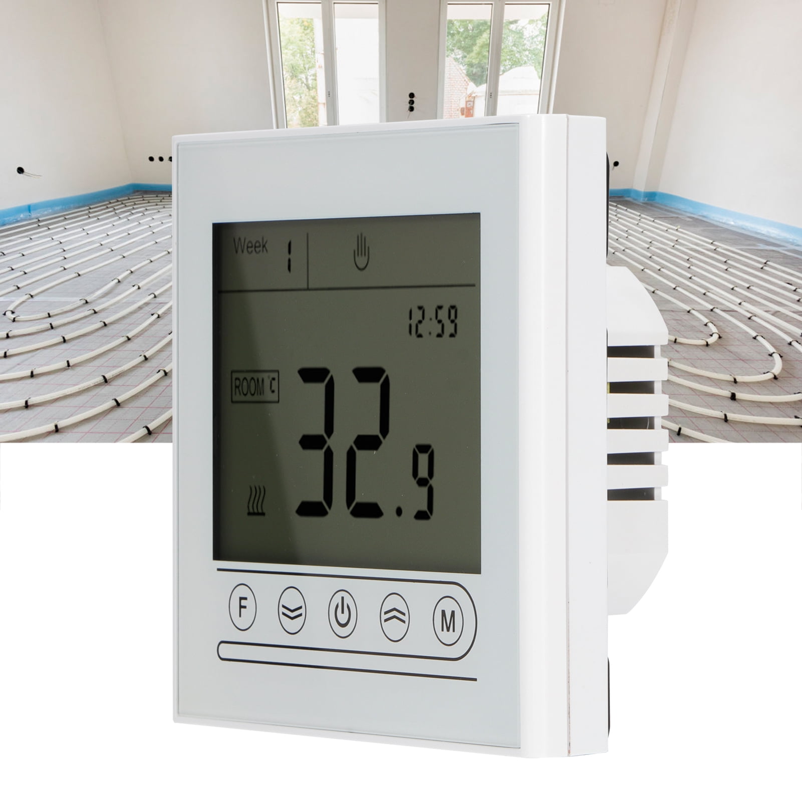 Remote Control Touchscreen Programmable Thermostat, Program Home Thermostat,  For Home DIY | Walmart Canada