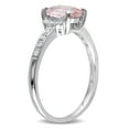 thumbnail image 3 of Everly Women's Morganite Sterling Silver Ring, 3 of 5