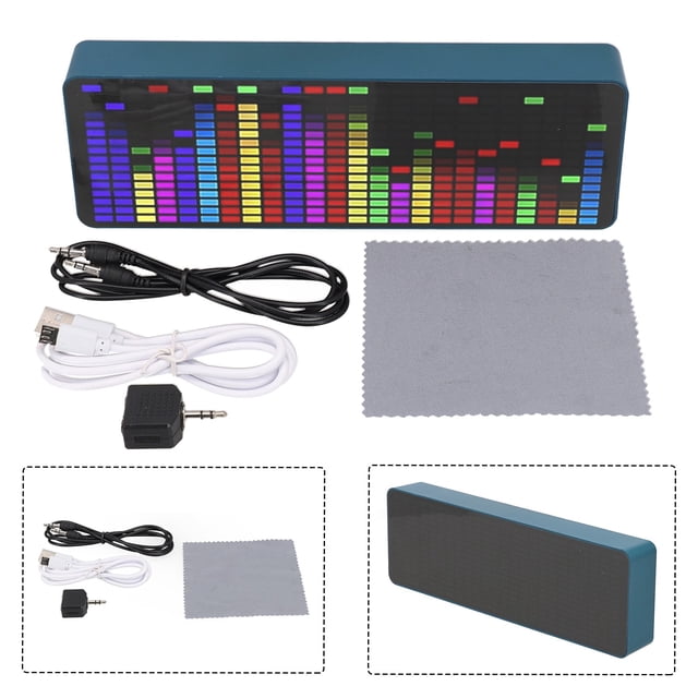 Bgsha Music Spectrum Indicator VU Meter RGB Audio Level Display Amp lifier Board