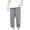 Dark Gray, variant on Plus Size Mens Capri Pants Breathable Quick Drying Elastic Waist Drawstring with Pockets,M-5XL