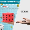 thumbnail image 2 of Foam Dice Sappy, 4 piezas, 9 cm, dados gigantes, colores navideños, 2 of 7