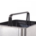 thumbnail image 6 of Automatic Touch-Free Rectangular Stainless Steel Trash Can with Lid, 13 Gallon, Brushed Finish, Motion-Sensor Activated, 6 of 6