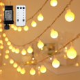 thumbnail image 1 of Cadena de luces RatHun, 35 m, 200 LED, 8 modos, control remoto, resistente al agua, 1 of 7