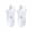 White, variant on Voska Men's Breathable Thin Athletic Ankle Socks Moisture Wicking Gym Casual Daily Socks Black One Size