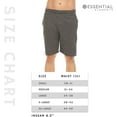 thumbnail image 7 of Essential Elements 3 Pack: Mens Cotton Sleep Shorts - 100% Cotton Jersey Lounge Casual Sleep Bottoms PJ Pajama Shorts, 7 of 7