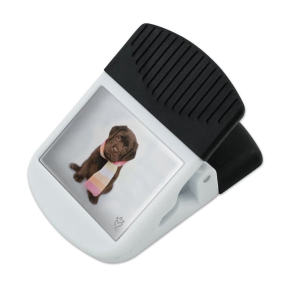 Lab Labrador Puppy Dog Wearing Scarf Refrigerator Fridge Magnet Magnetic Hanging Hook Note Snack Clip