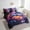 Blue Purple, variant on Gamer Bed in a Bag 7 Pcs Queen,Gaming Bedding Sets Cool Video Game Black Comforter Set with Sheets Red Geometric Honeycomb Bed Set for All Season Gamepad Decor Sheet Set