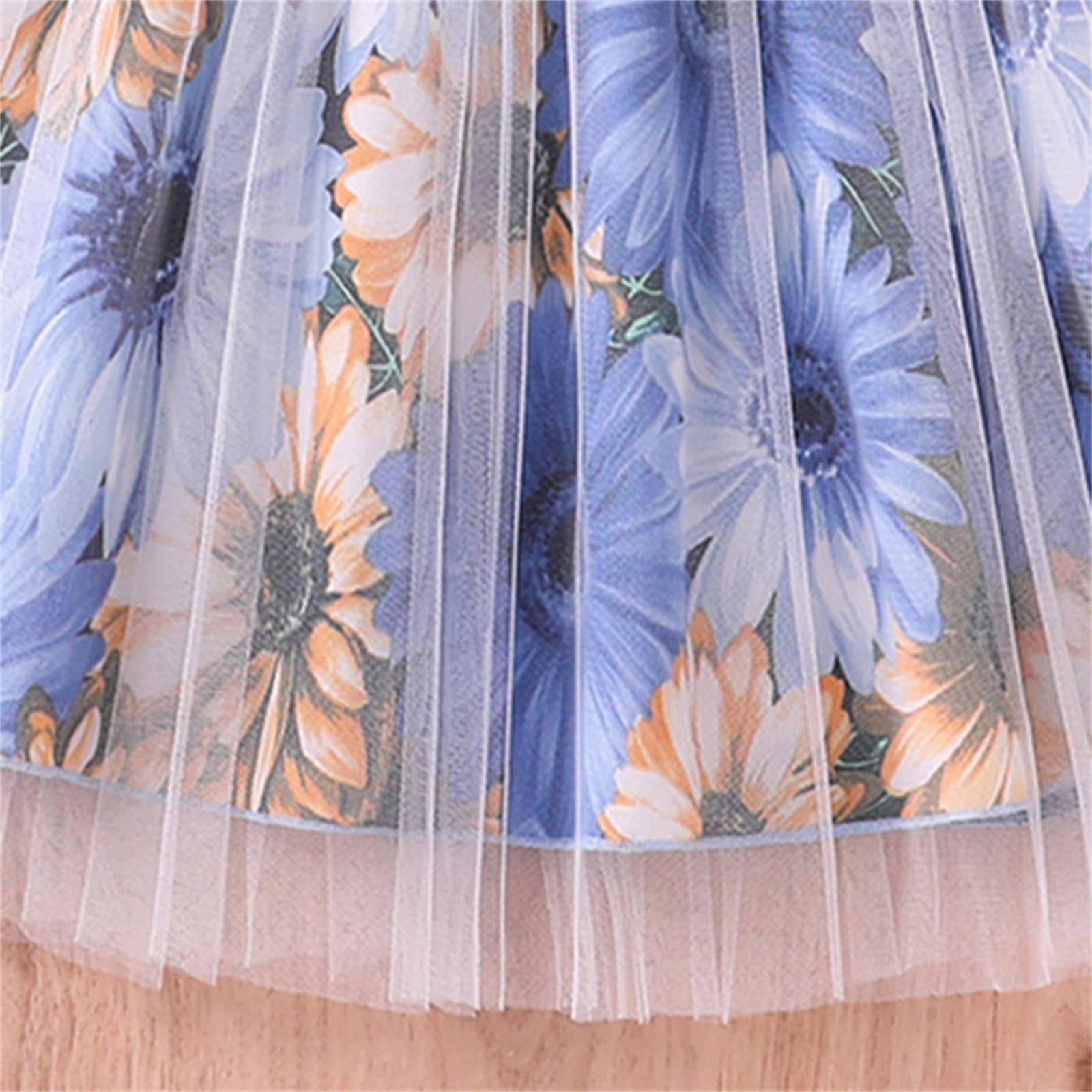 Hfolob Girls Summer Dress Children's Girl 2024 Child Clothing 7 12 Years Old Sleeveless Dress Fashion Clothes