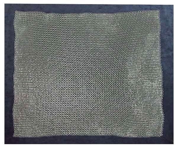 24 x 36 in zinc plated chain mail sheet 16 gauge steel walmart com chainmail sheet