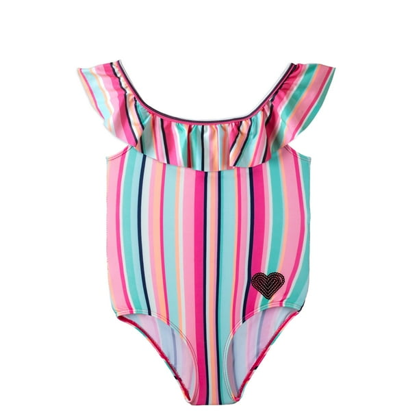 Girls One Piece Swimsuit Hawaiian Swimwear Beach Bathing Suit for Baby