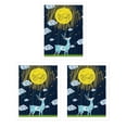 thumbnail image 1 of Cuadro colgante sin marco con estampado de luna de venado, póster decorativo resistente al agua de color Multicolor, imágenes decorativas para sala de estar, 3 piezas Inevent HA011814-00, 1 of 7