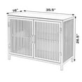 thumbnail image 6 of Butler Specialty Company Worthington 35.5 in. W Iron and Glass Chest - Black, 6 of 6