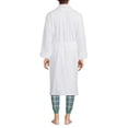 thumbnail image 2 of Lands' End Men's Full-Length Turkish Cotton Terry Bathrobe – 55" Length | Plush, Absorbent, 2 Pockets, Spa Comfort, 2 of 5