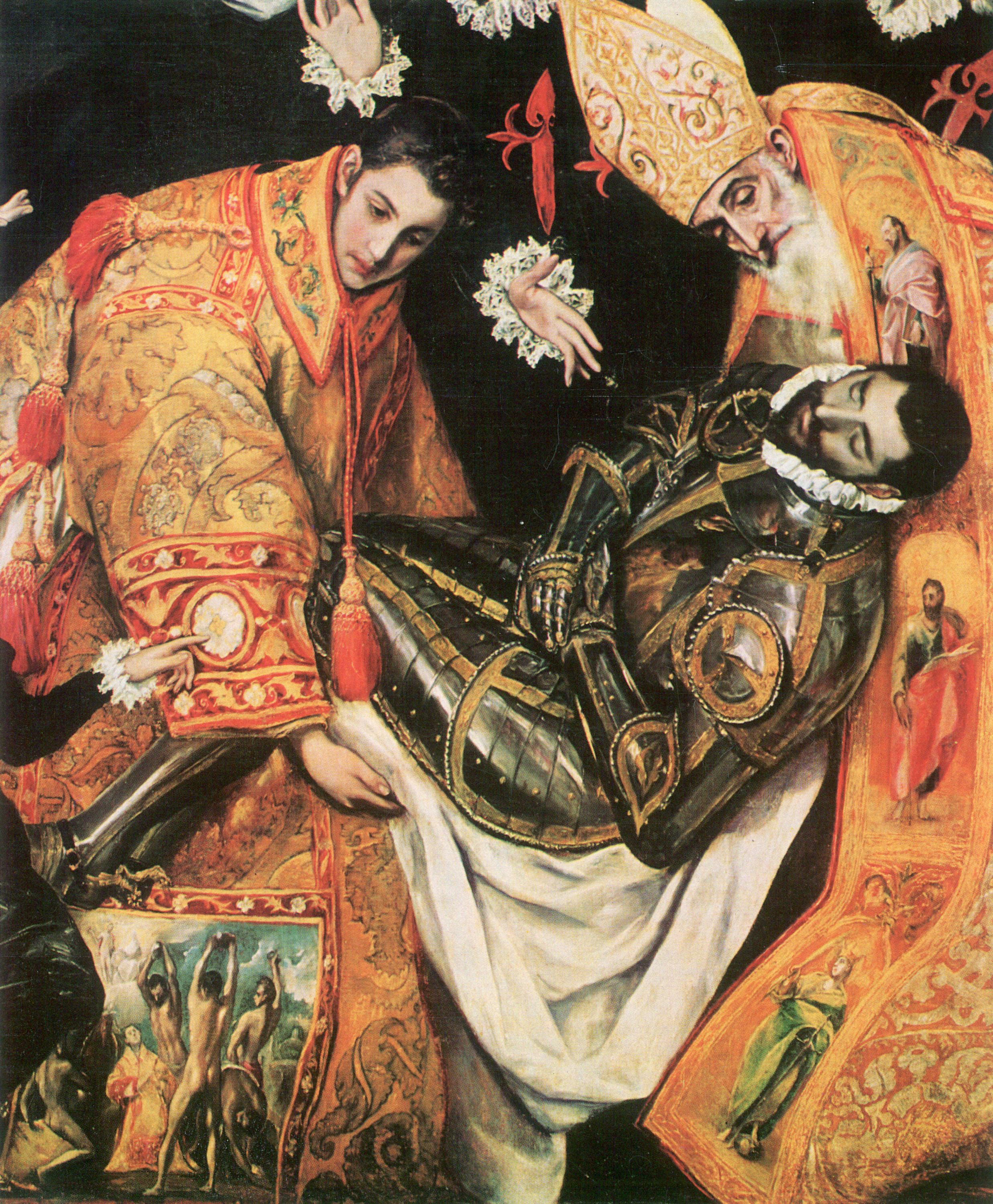 Greco, El The Burial of Count Orgaz, detail [2]12 Inch