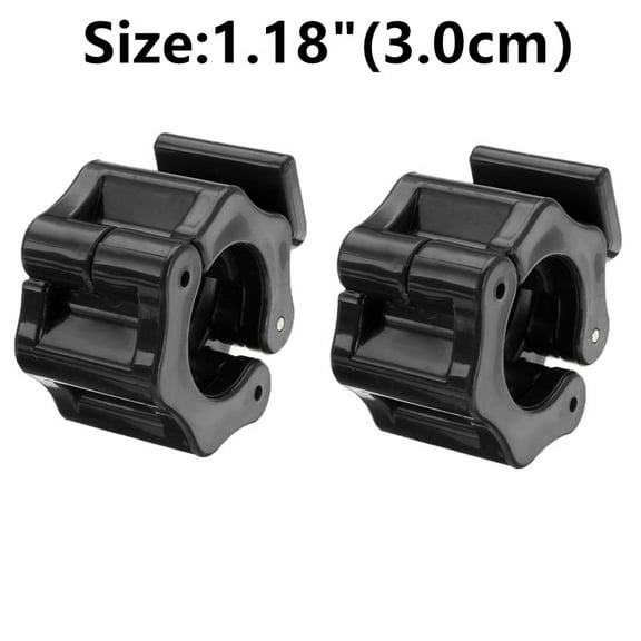 (2PCS)Quick Release Barbell Clamps - 1" & 2" Non-Slip Dumbbell Weight Collars For Gym, Weightlifting, Powerlifting, And Home Workouts,1.18inch(30mm) Back