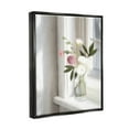 thumbnail image 4 of Stupell Industries Sunlit Flower Bouquet Blooming White Petals Windowsill Painting Metallic Gold Floating Framed Canvas Print Wall Art, Design by Leah Straatsma, 4 of 5
