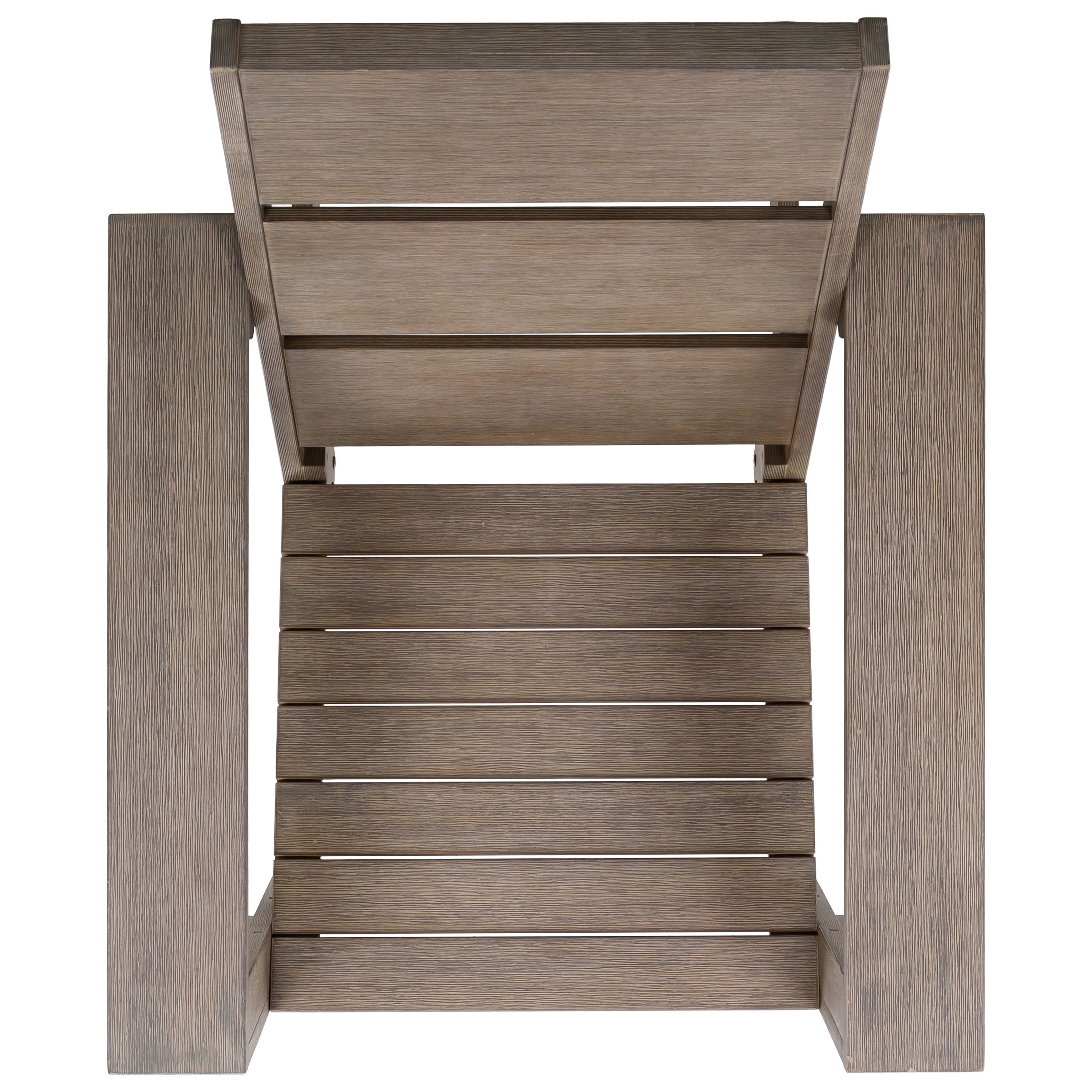 Safavieh Couture Coral Eucalyptus Adirondack Chair, Gray