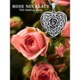 thumbnail image 4 of CACA LADY Urn Necklaces for Ashes 925 Sterling Silver Keepsake Memorial Necklace Cremation Jewelry for Ashes Urn of a Loved One, 4 of 6