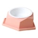 thumbnail image 4 of Cuenco elevado para gatos, cuenco Hexagonal para comida para mascotas, inclinado, elevado, a prueba de derrames, de plástico, para el hogar, color rosa, 4 of 5